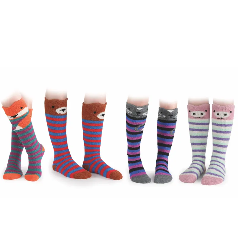 Shires Childs Fluffy Socks - Bear